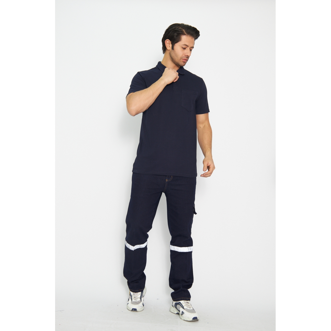 1738118267_T-shirt-Polo-Yaka-Kisakol-100-Pamuk-Cepli-Lacivert.jpg