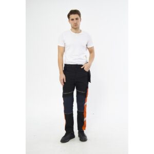 Orange Safety Harman Karışımı Likrali Tactical Pantolon