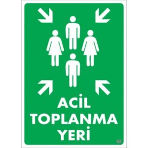 Pvc Levha "Acil Toplanma Yeri" 25*35cm