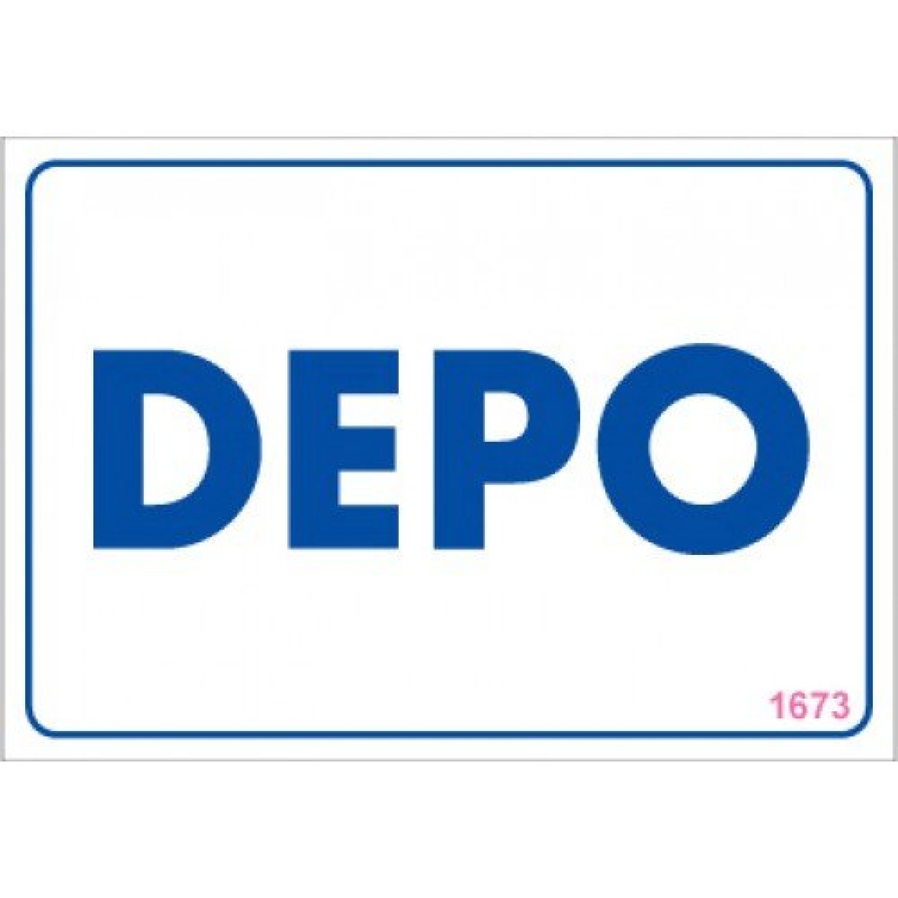 Pvc Levha "Depo" 17,5*25 cm