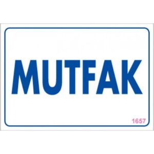Pvc Levha "Mutfak" 17,5*25 cm