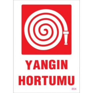Pvc Levha "Yangın Hortumu" 25X35 Cm
